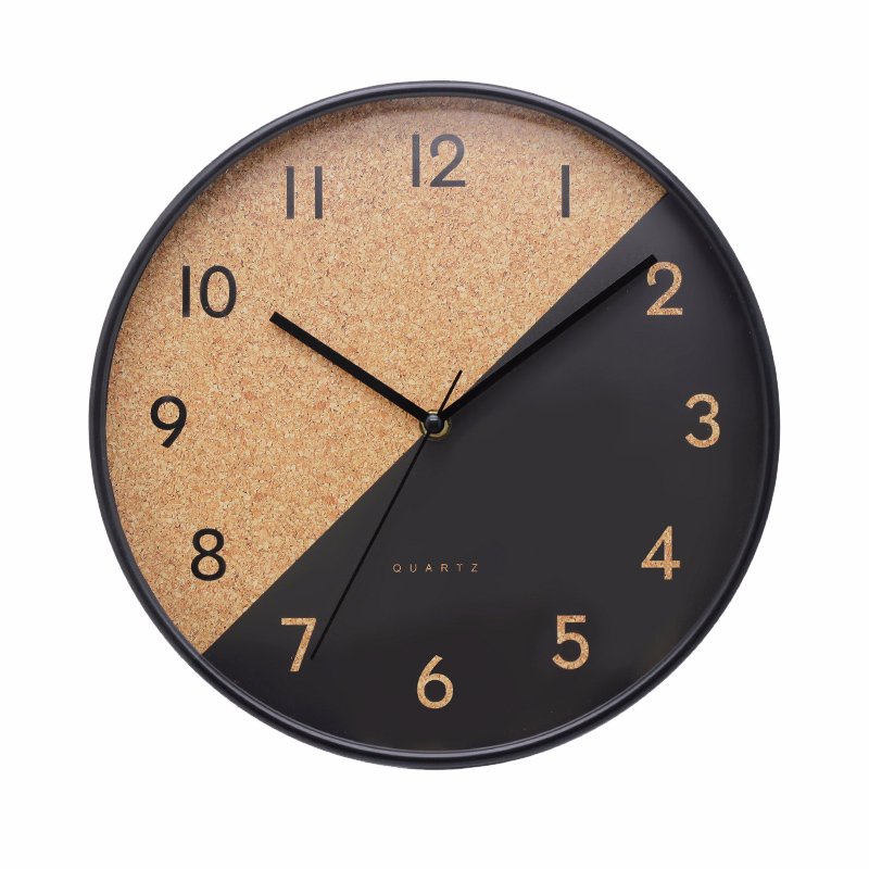 Black Wall Clock New Design Plastic Clocks