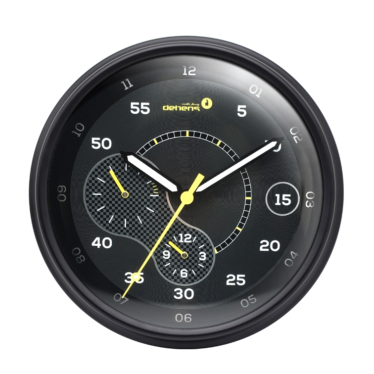 High quality accept logo customiz metal wall clock with small clock dial