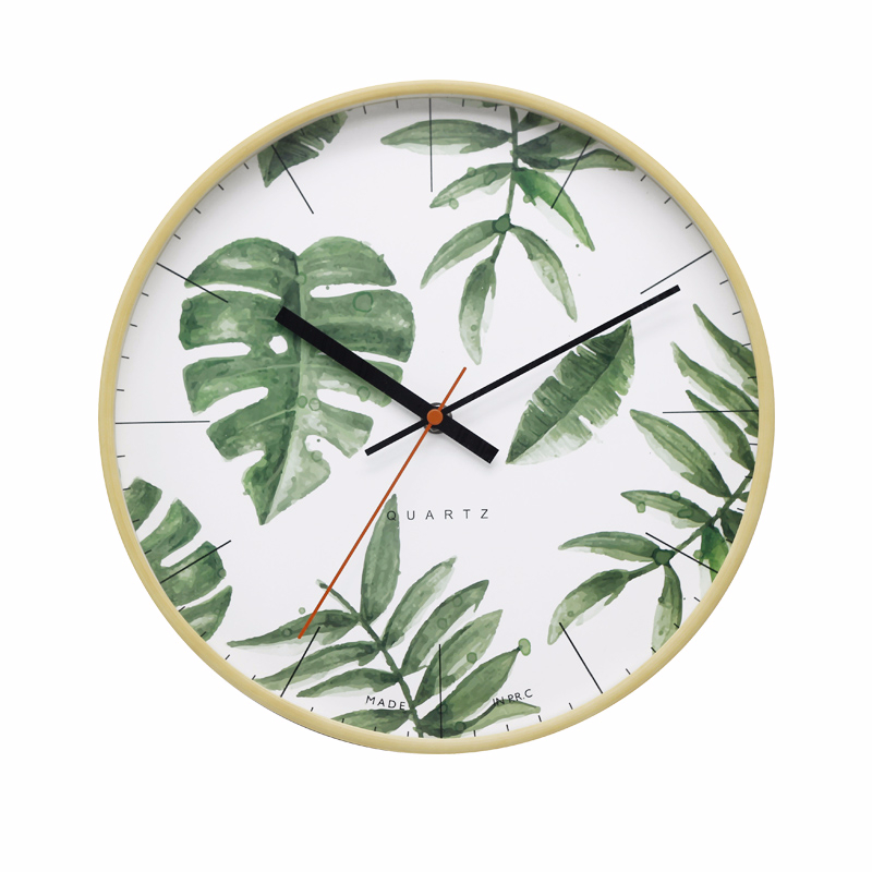 Ins design custom design home wall decorative plastic wall clock