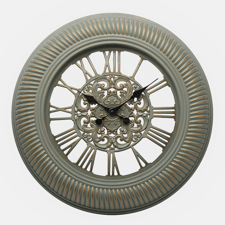 farmhouse unique antique plastic Wall Clock for home decoration