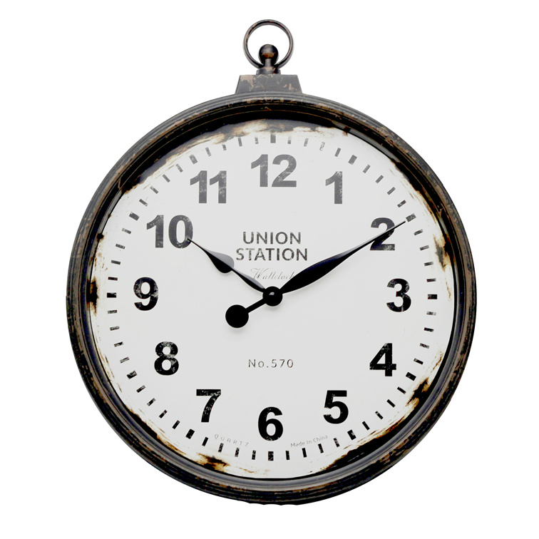 big size antique style vintage wall clock