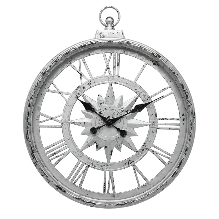 lastic Roman Numerals Design Antique Wall Clock For Home Decoration