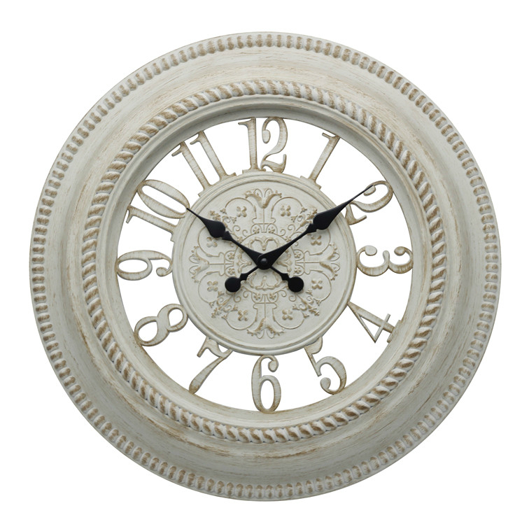 farmhouse antique plastic Wall Clock for home decoration