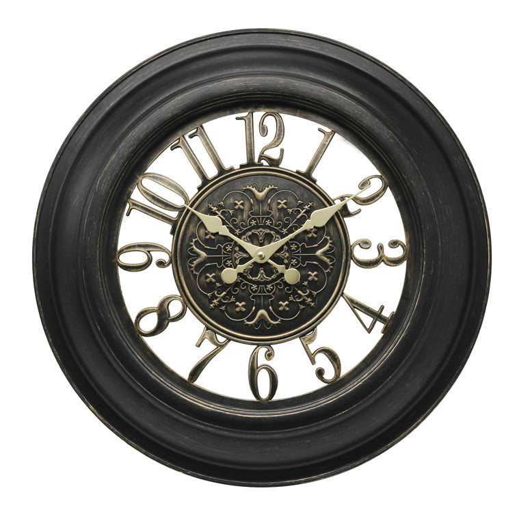 20 inch Antique Brass Clock Large Antique Clock Wall