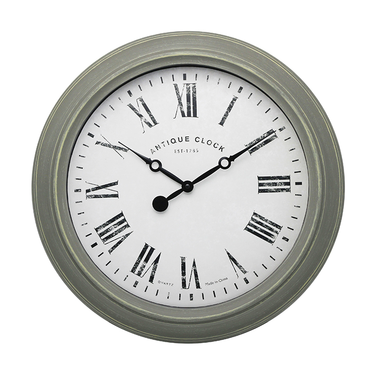 Deheng 20 inch Wall Clock Plastic Framed with Antique design