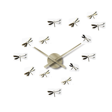 3D DIY sticker butterfly wall clock