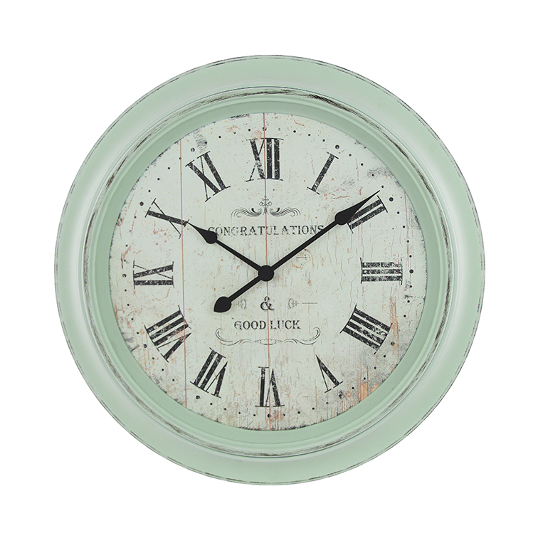 16 inch plastic Antique customise decorative wall clock wholesale wall clock