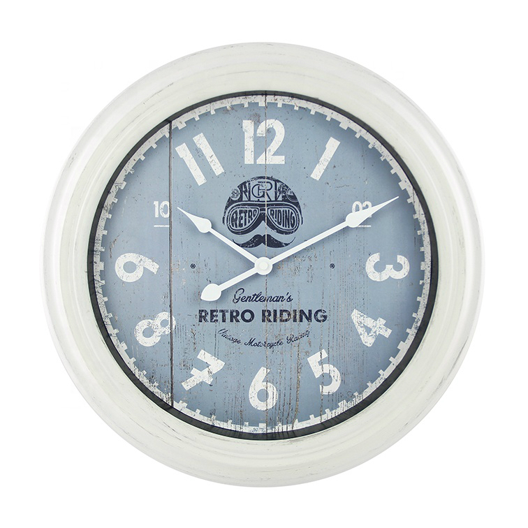 Outdoor Decoration Antique Wall Clock for Coffee Shop