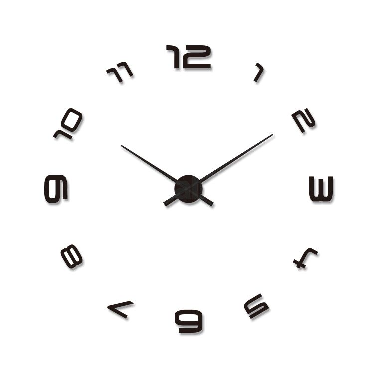 DEHENG decorative 3D DIY wall clock