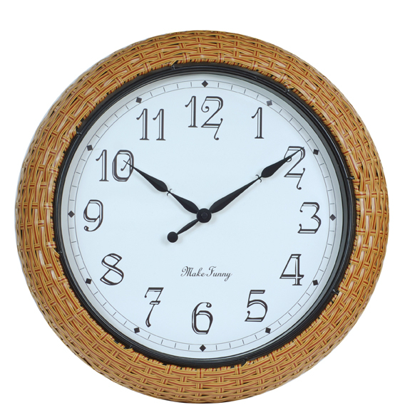 DEHENG decorative modern plastic wall clock