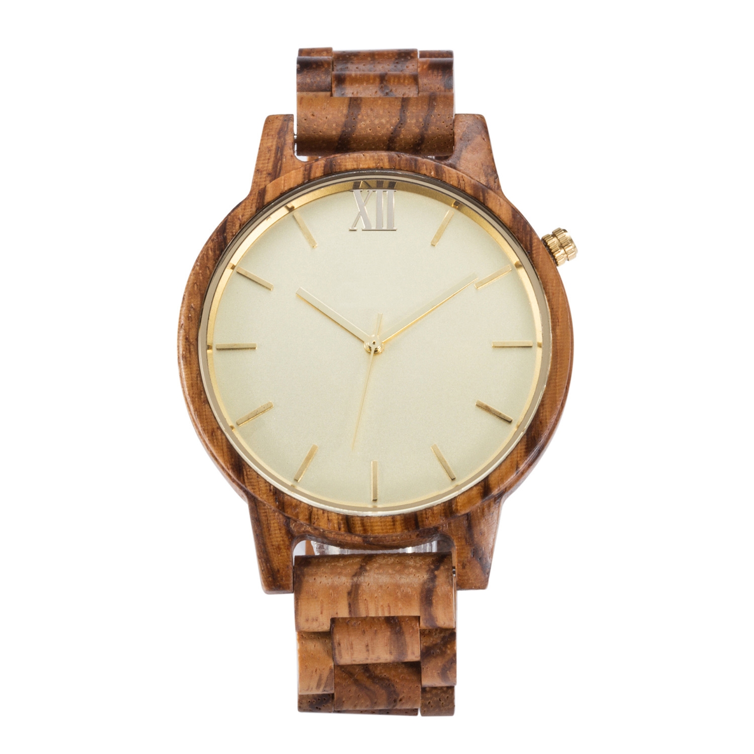 OEM New High quality Wood Grain Color Men Wrist Watch