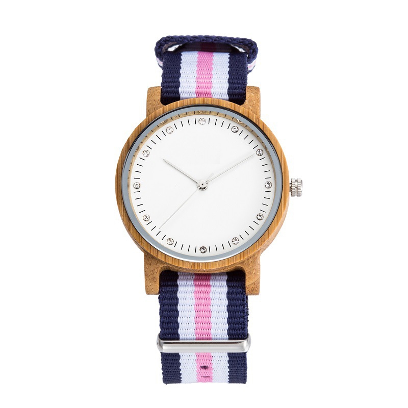 Health Band Watch Chinese OEM Wood Watch Women with Diamond