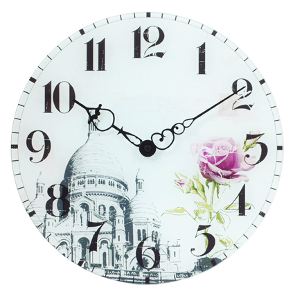 Beautiful Painting Decorative Modern Wall Clock