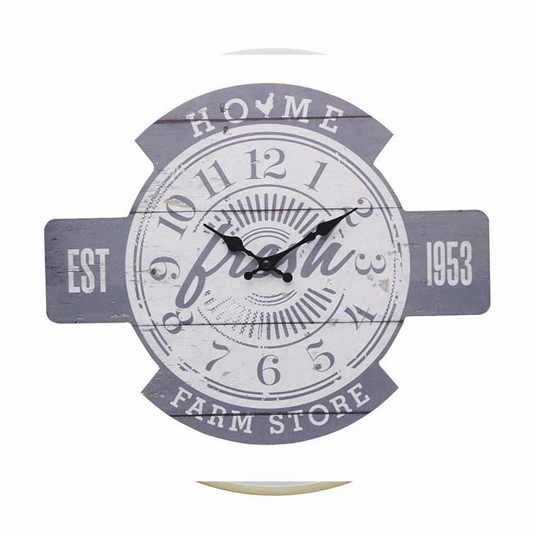 MDF creative design farm series wooden wall clock