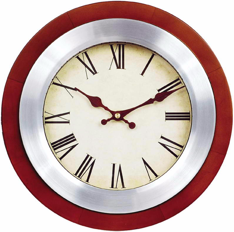 wooden traditional design clock MDF wall clock