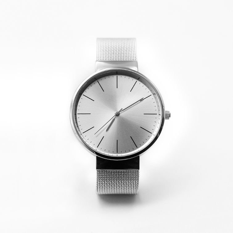 Waterproof Quartz Movement silver Alloy Case Couple Watch
