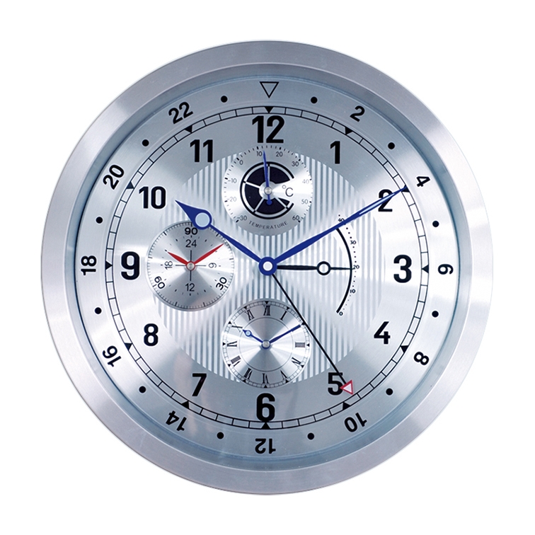 Home Decoration Aluminium Metal Wall Clock