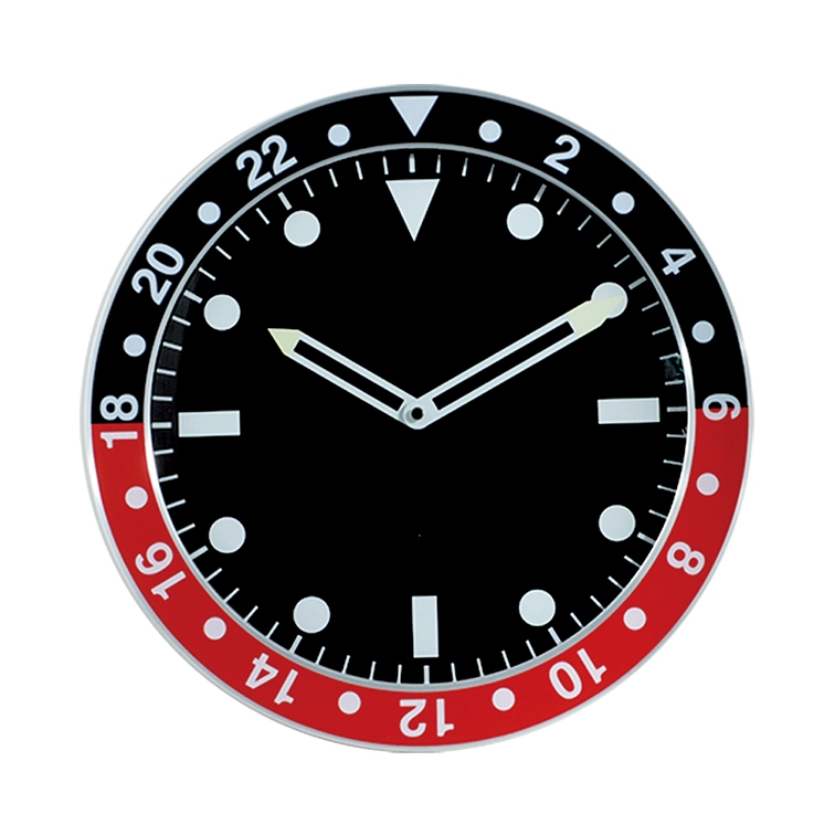 Big size aluminum watch clock creative fashion modern style wall clock for home decoration